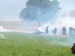 Affrontements à Bure entre manifestants et gendarmes